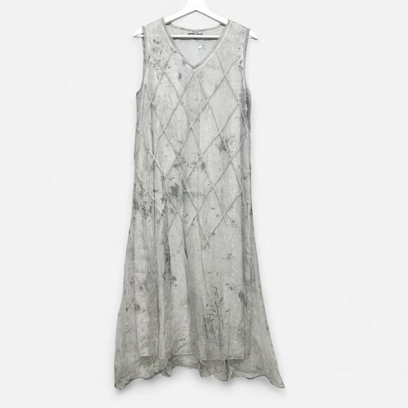 edgy style post-apocalyptic fashion designed stained dress tag size XL - Picture 1 of 7